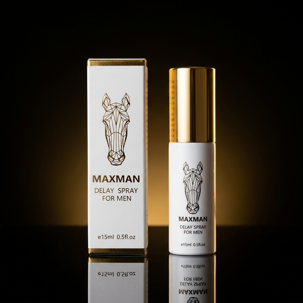 MAXMAN Delay Spray for Men — premium 15ml bottle and packaging